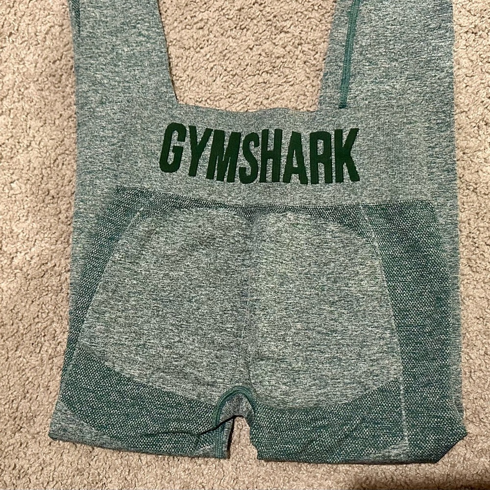 Gymshark seamless green marl Leggings